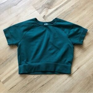 MASSIVE $10 SALE Green Spandex Work Out Crop Top
